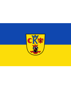 Flag: Huisheim |  landscape flag | 1.35m² | 14.5sqft | 90x150cm | 3x5ft 