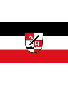 Flag: Münster |  landscape flag | 1.35m² | 14.5sqft | 90x150cm | 3x5ft 