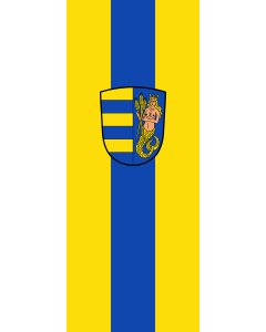 Flag: Niederschönenfeld | portrait flag | 3.5m² | 38sqft | 300x120cm | 10x4ft