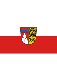 Flag: Oberallgäu (Kreis) |  landscape flag | 1.35m² | 14.5sqft | 90x150cm | 3x5ft 