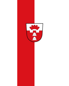 Flag: Rettenberg |  portrait flag | 3.5m² | 38sqft | 300x120cm | 10x4ft 
