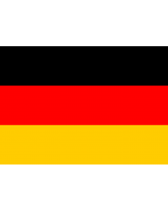 Flag: Germany |  landscape flag | 0.7m² | 7.5sqft | 70x100cm | 2x3ft 