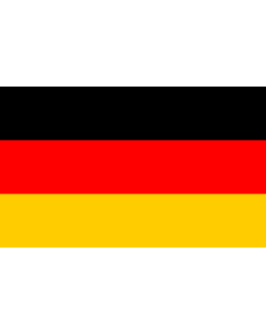 Bandera: Alemania |  bandera paisaje | 1.35m² | 90x150cm 