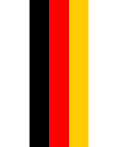 Flagge:  Deutschland  |  Hochformat Fahne | 3.5m² | 300x120cm 