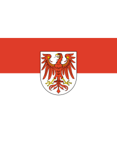 Flag: Brandenburg |  landscape flag | 1.35m² | 14.5sqft | 90x150cm | 3x5ft 
