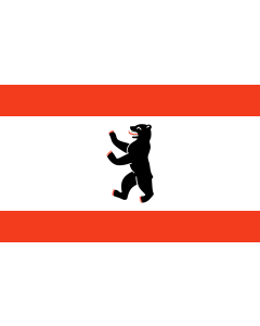 Bandera: Berlín |  bandera paisaje | 1.35m² | 90x150cm 