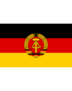 Flagge: Large DDR  |  Querformat Fahne | 1.35m² | 90x150cm 