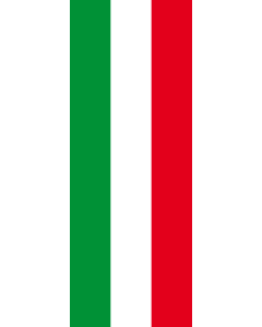 Vertical Hanging Beam Flag: North Rhine-Westphalia |  portrait flag | 6m² | 64sqft | 400x150cm | 13x5ft 