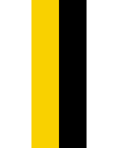 Banner-Flagge:  Sachsen-Anhalt  |  Hochformat Fahne | 6m² | 400x150cm 