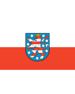 Table-Flag / Desk-Flag: Thuringia 15x25cm