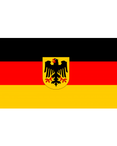 Bandera: Alemania |  bandera paisaje | 1.35m² | 90x150cm 