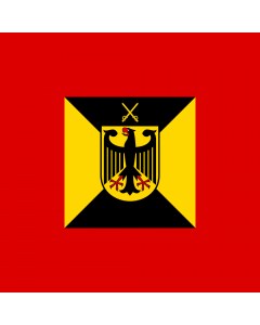 Flag: Amtschef Heeresamt 1973-1995 |  1.35m² | 14.5sqft | 120x120cm | 45x45inch 