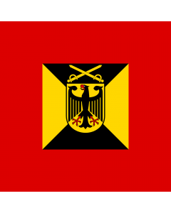 Flag: Amtschef Heeresamt 1995-2004 |  1.35m² | 14.5sqft | 120x120cm | 45x45inch 