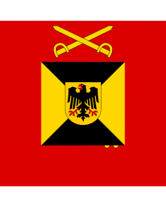 Flag: Amtschef Heeresamt 2004 Bundeswehr |  1.35m² | 14.5sqft | 120x120cm | 45x45inch 