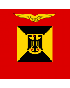 Flag: Amtschef Luftwaffenamt |  1.35m² | 14.5sqft | 120x120cm | 45x45inch 