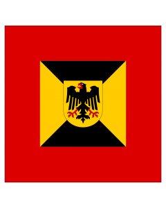 Flag: Befehlshaber Territorialkommando |  1.35m² | 14.5sqft | 120x110cm | 45x45inch 