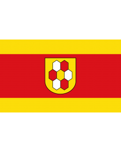Flag: City of Bergkamen |  landscape flag | 1.35m² | 14.5sqft | 90x150cm | 3x5ft 