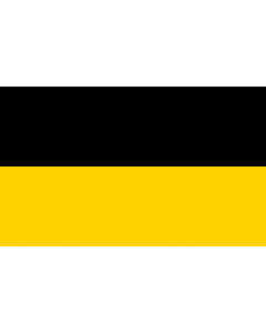 Flag: De-city of Aachen |  landscape flag | 1.35m² | 14.5sqft | 90x150cm | 3x5ft 