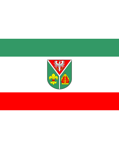 Flag: District of Ostprignitz-Ruppin, Germany |  landscape flag | 2.16m² | 23sqft | 120x180cm | 4x6ft 