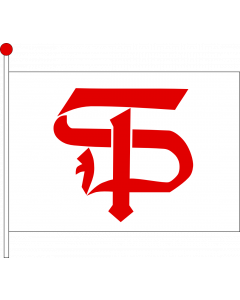 Flag: Deutsche Turnerschaft DT |  landscape flag | 1.35m² | 14.5sqft | 110x120cm | 43x50inch 