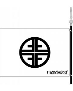 Flag: Deutsche Turnerschaft Weiß |  1.35m² | 14.5sqft | 120x110cm | 45x45inch 