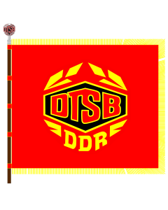 Flagge: XL DTSB, DDR bis 1990  |  Fahne 2.16m² | 150x150cm 