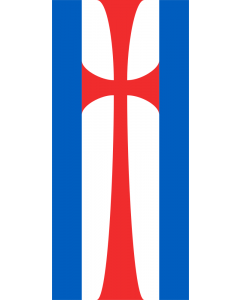 Flag: Eisenach |  portrait flag | 1.35m² | 14.5sqft | 90x150cm | 3x5ft 
