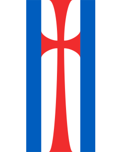 Flag: Eisenach |  portrait flag | 1.35m² | 14.5sqft | 90x150cm | 3x5ft 
