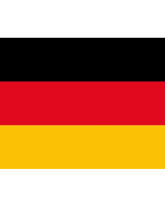 Flag: Principality of Reuss Elder Line; Ratio  27 34 |  landscape flag | 1.35m² | 14.5sqft | 100x130cm | 40x50inch 