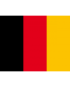Flag: Principality of Reuß Younger Line; Ratio  4 5  may also be  5 6 |  landscape flag | 1.35m² | 14.5sqft | 100x130cm | 40x50inch 