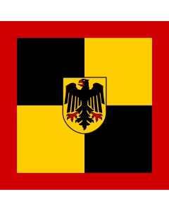 Flag: Generalinspekteur Bundeswehr | Dienstflagge des Generalinspekteurs der Bundeswehr |  1.35m² | 14.5sqft | 120x120cm | 45x45inch 