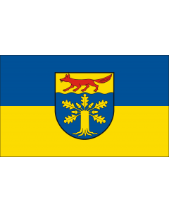 Flag: German municipality of Groß Gievitz |  landscape flag | 1.35m² | 14.5sqft | 90x150cm | 3x5ft 