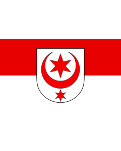 Flag: City of Halle  Saale |  landscape flag | 1.35m² | 14.5sqft | 90x150cm | 3x5ft 