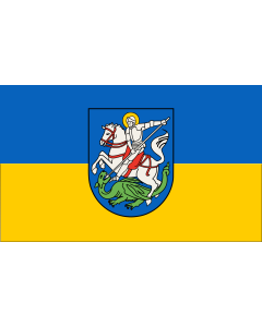 Flag: Hattingen | Beschreibung der Flagge Die Stadtfarben sind BlauGelb | landscape flag | 1.35m² | 14.5sqft | 90x150cm | 3x5ft
