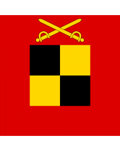 Flag: Heeresführungskommando 1995 Bundeswehr |  1.35m² | 14.5sqft | 120x120cm | 45x45inch 