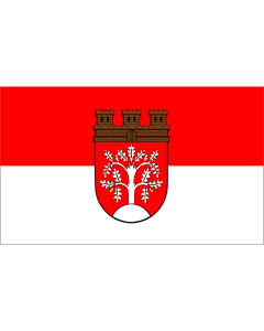 Bandiera: Herdecke | Beschreibung der Flagge  Die Flagge der Stadt Herdecke zeigt die Farben Rot-Weiß | bandiera paesaggio | 2,16&nbsp;m² | 120&nbsp;×&nbsp;180&nbsp;cm 