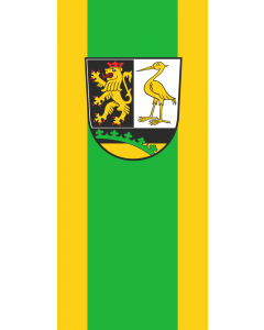 Flag: German district Greiz |  portrait flag | 1.35m² | 14.5sqft | 90x150cm | 3x5ft 