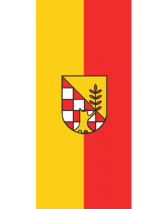 Flag: German district of Nordhausen |  portrait flag | 1.35m² | 14.5sqft | 90x150cm | 3x5ft 