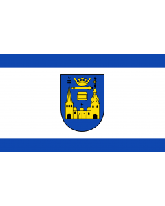 Flag: City of Mettmann |  landscape flag | 1.35m² | 14.5sqft | 90x150cm | 3x5ft 