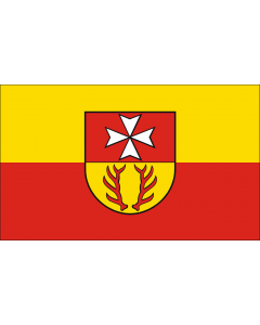 Flag: German municipality of Rastow |  landscape flag | 2.16m² | 23sqft | 120x180cm | 4x6ft 