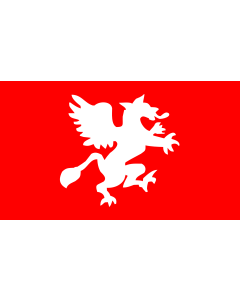 Flagge: Large Rostock  reported 1805 | Rostock in 19th Century, reported 1805  |  Querformat Fahne | 1.35m² | 90x150cm 
