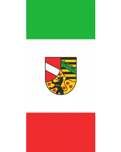 Flag: German district Saale-Holzland-Kreis |  portrait flag | 1.35m² | 14.5sqft | 90x150cm | 3x5ft 