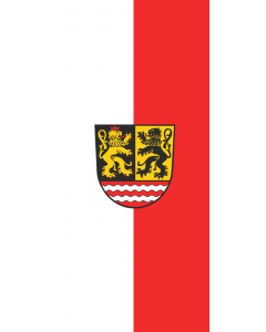 Flag: German district Saale-Orla-Kreis |  portrait flag | 1.35m² | 14.5sqft | 90x150cm | 3x5ft 
