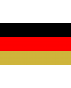 Flag: West Germany |  landscape flag | 2.16m² | 23sqft | 120x180cm | 4x6ft 