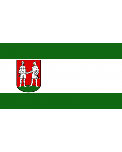 Flag: City of Bünde, Germany |  landscape flag | 1.35m² | 14.5sqft | 85x160cm | 35x60inch 