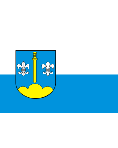 Bandiera: Stemwede | It is easy to put a border around this flag image | bandiera paesaggio | 1,35&nbsp;m² | 90&nbsp;×&nbsp;150&nbsp;cm 