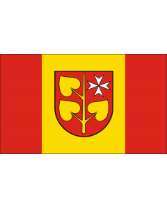 Flag: German municipality of Sülstorf |  landscape flag | 1.35m² | 14.5sqft | 90x150cm | 3x5ft 