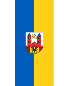 Flag: Suhl |  portrait flag | 1.35m² | 14.5sqft | 90x150cm | 3x5ft 