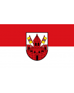 Flag: City of Unna |  landscape flag | 2.16m² | 23sqft | 120x180cm | 4x6ft 