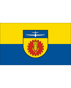 Flag: German municipality of Vielist |  landscape flag | 2.16m² | 23sqft | 120x180cm | 4x6ft 
